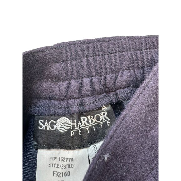 Sag Harbor Womens Wool Skirt 8P Petite Purple - Picture 8 of 11